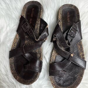 Autumn run Brown Strappy Sandals